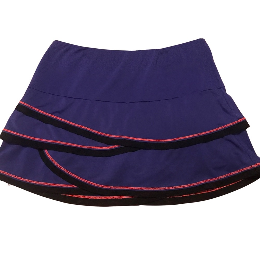 Lucky in Love Purple Ruffle Tennis Skirt
